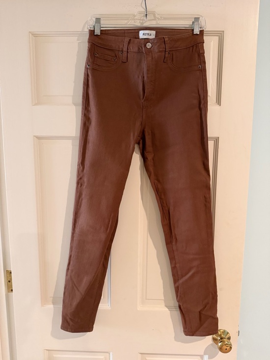 pistola Denim - pistola Brown High-Rise Skinny Jeans